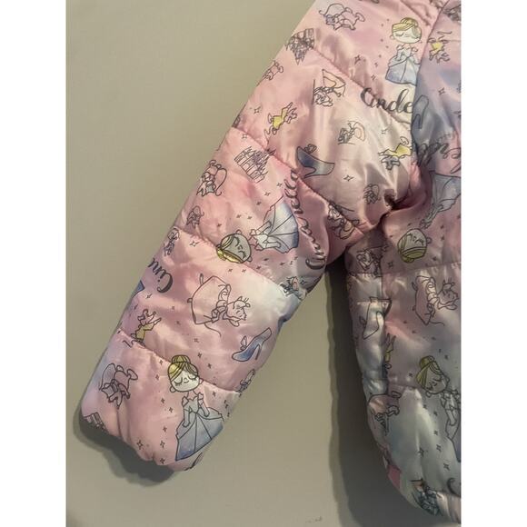Disney parks Cinderella Toddler puffer jacket‎ Size 2 - Picture 2 of 5